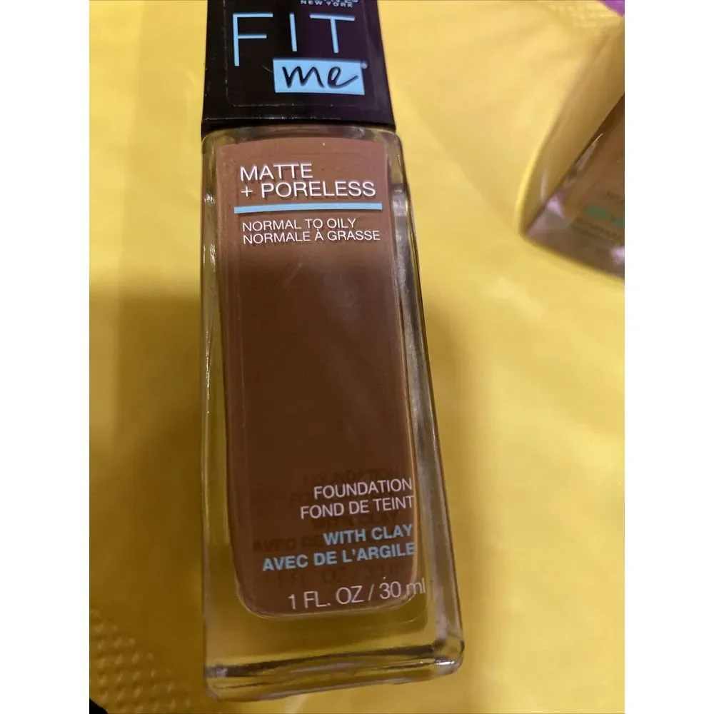 Lot of 3 Maybelline‎ Fit Me Matte Poreless Foundation 362 Truffle